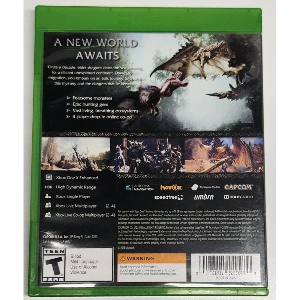 Monster Hunter World - Xbox One  - Tested
